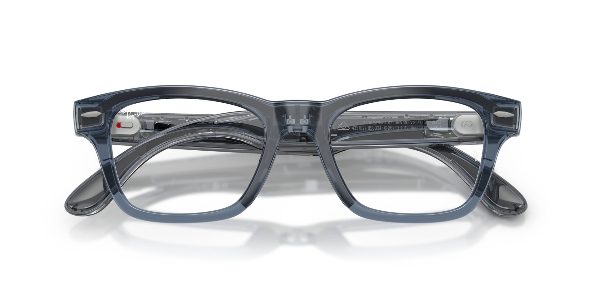 Ray-Ban Meta Audio Mr Burbank Optics Transparent Blue