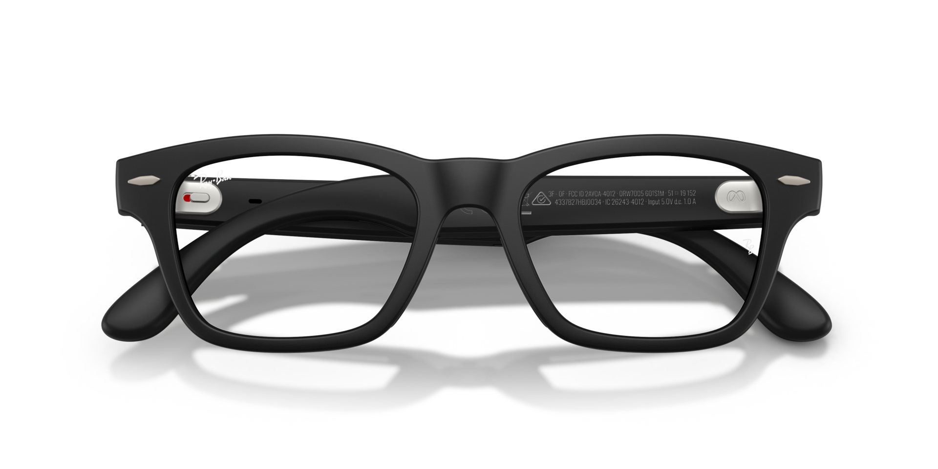 Ray-Ban Meta Audio Mr Burbank Matte Black / Transitions Graphite Green