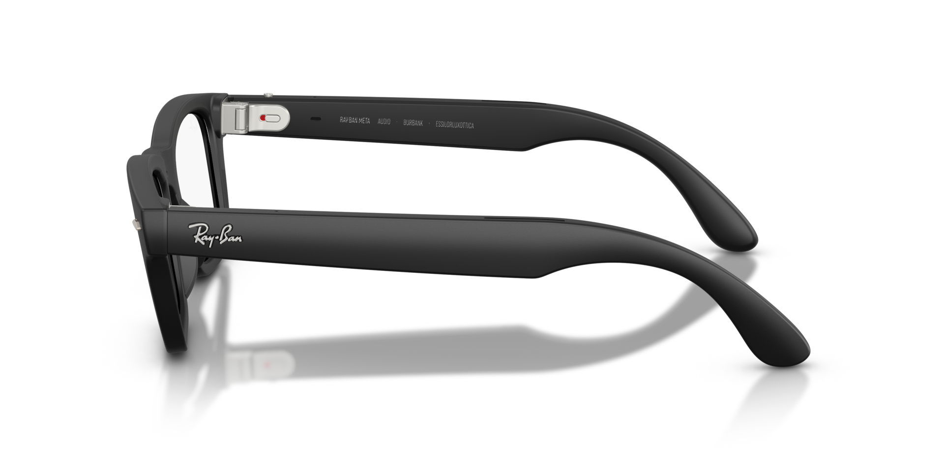 Ray-Ban Meta Audio Mr Burbank Matte Black / Transitions Graphite Green