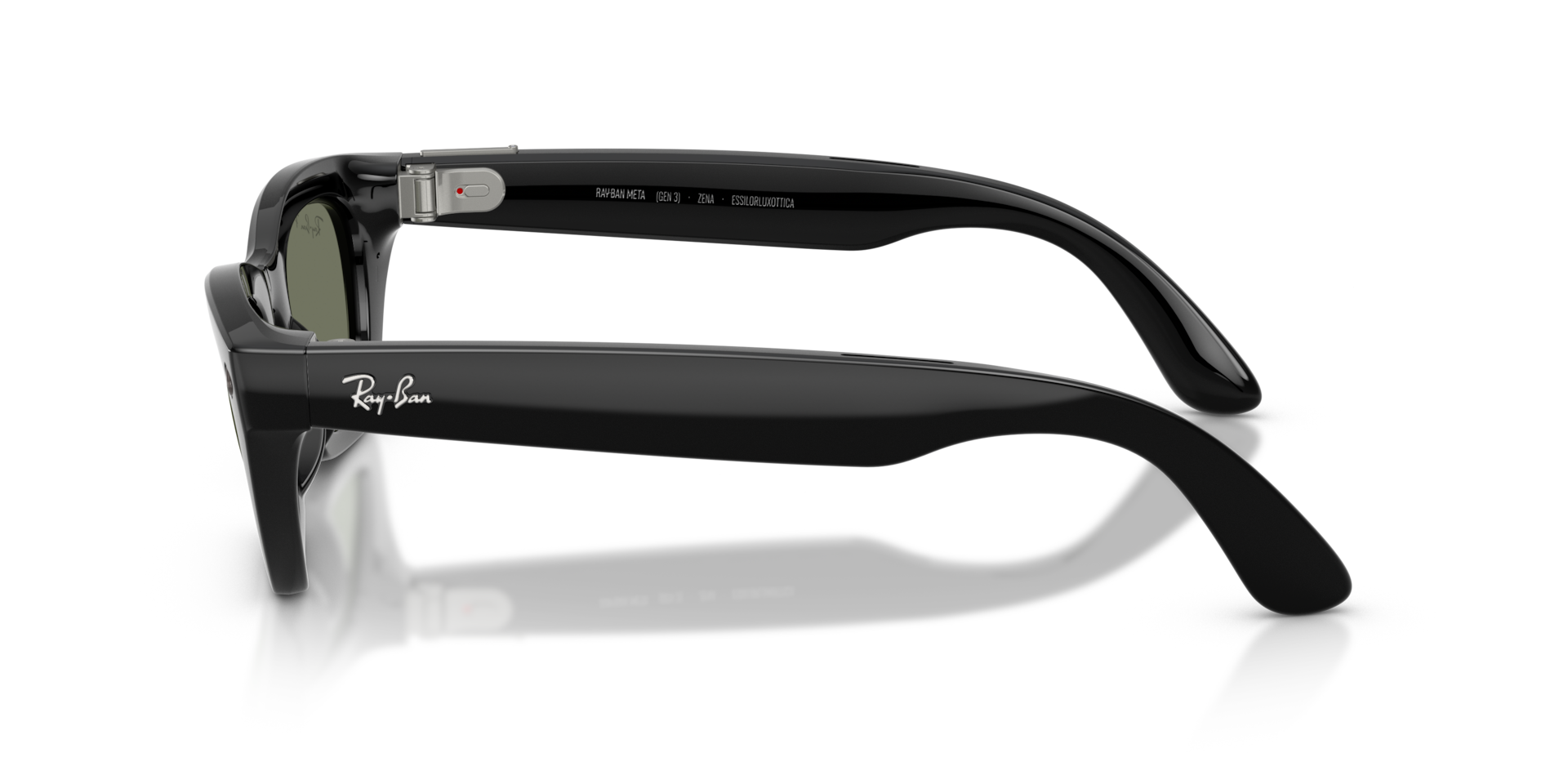 Ray-Ban Meta Zena (Gen 3) Shiny Black / Polarised Green
