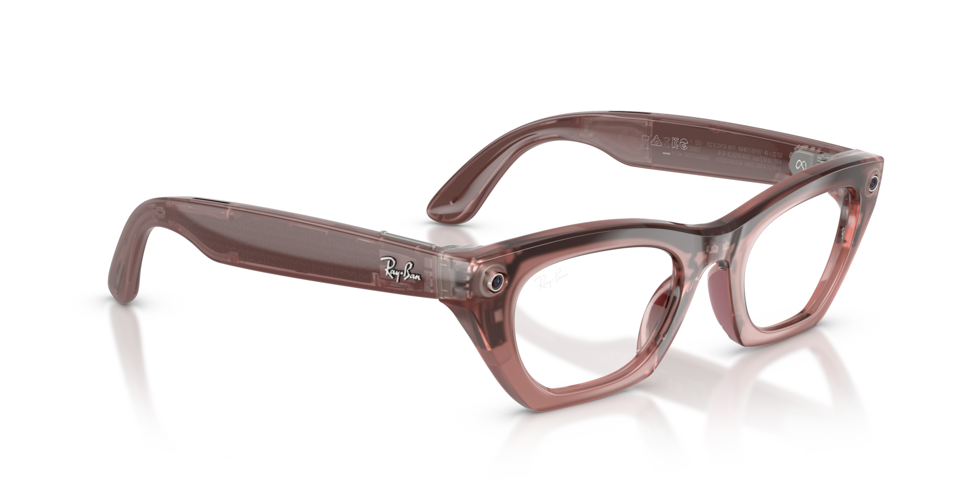 Ray-Ban Meta Zena (Gen 3) Milky Pink Blush / Transitions Grey