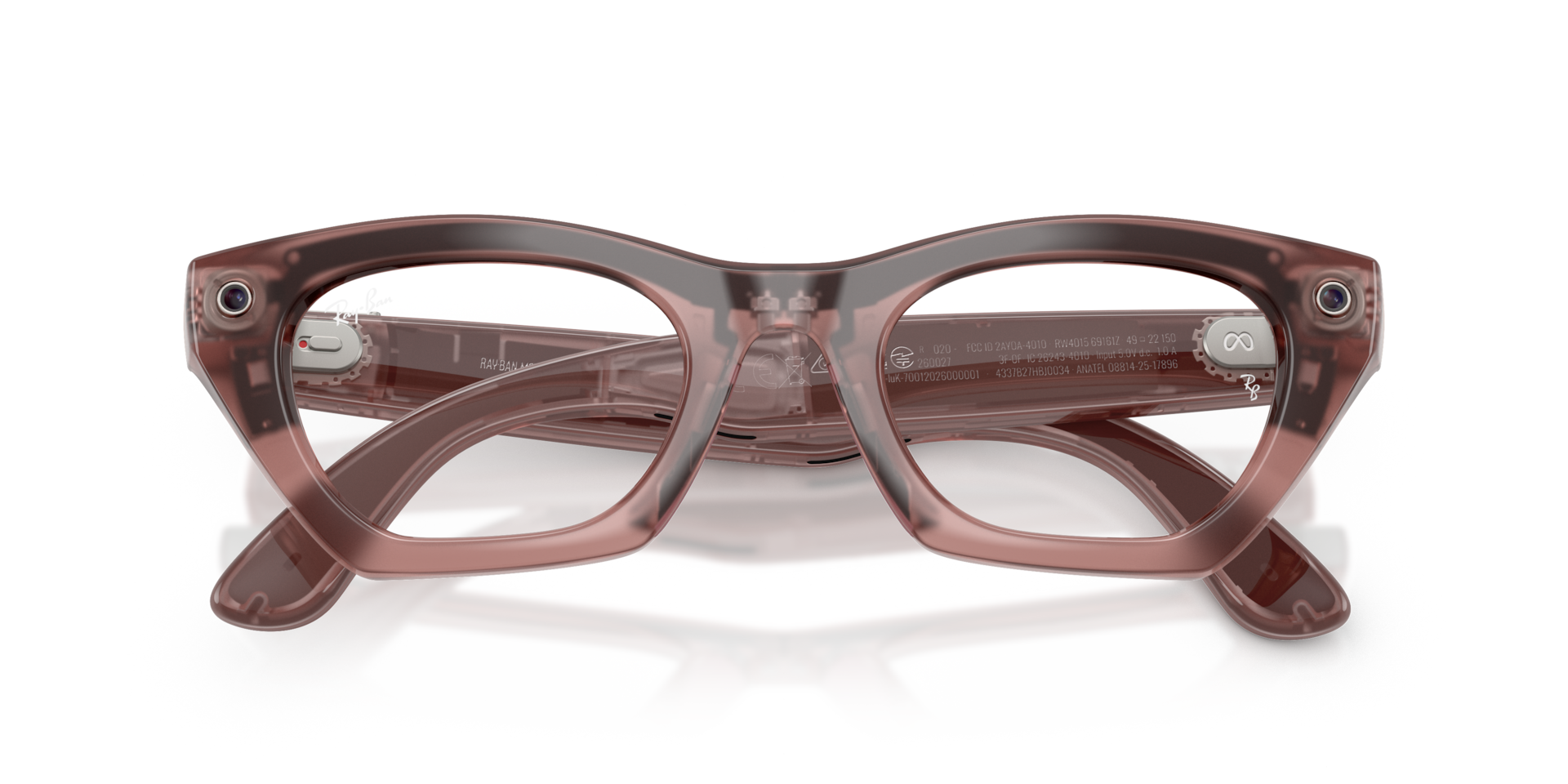 Ray-Ban Meta Zena (Gen 3) Milky Pink Blush / Transitions Grey