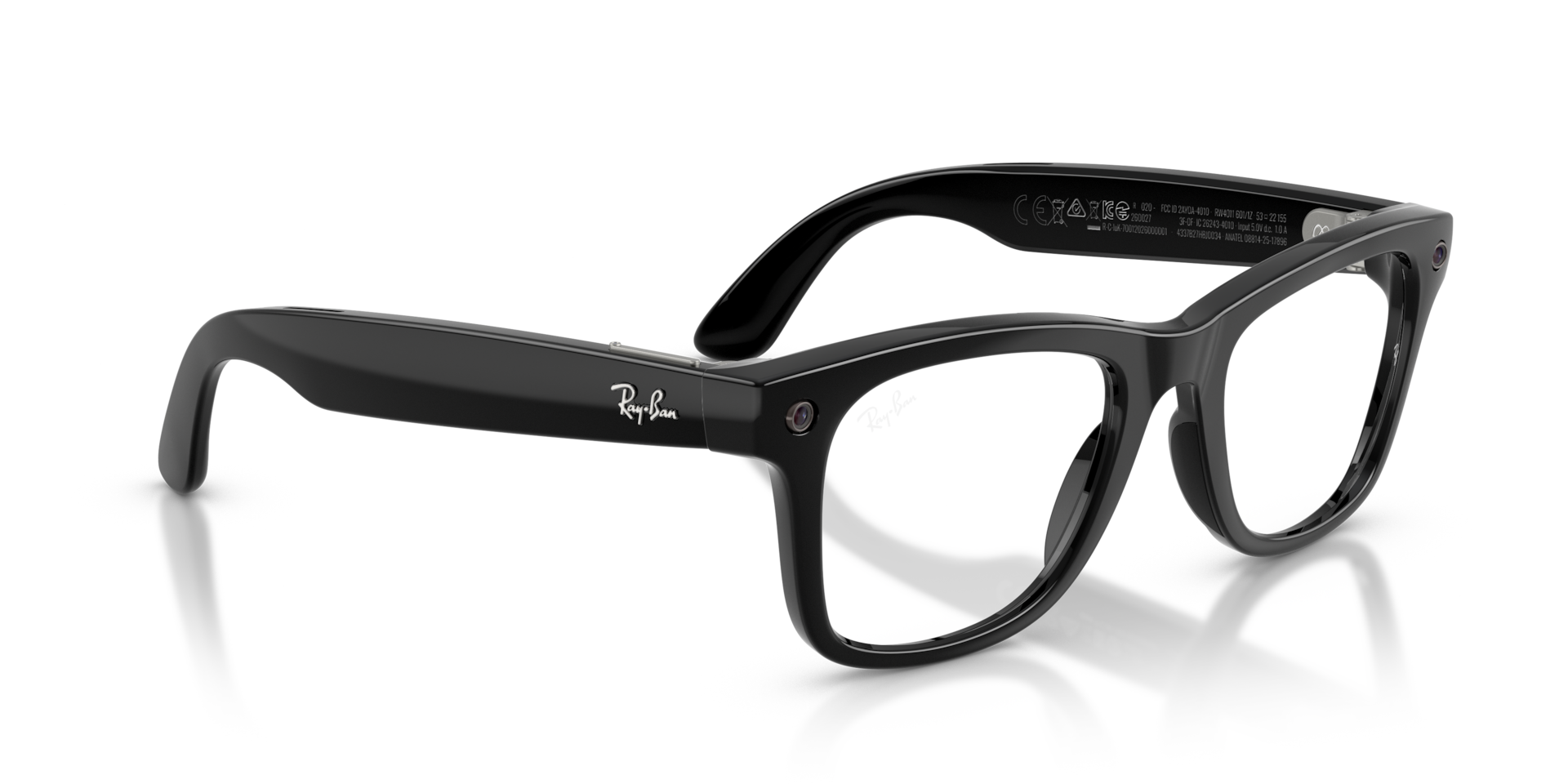 Ray-Ban Meta Wayfarer (Gen 3) Shiny Black / Transitions Grey