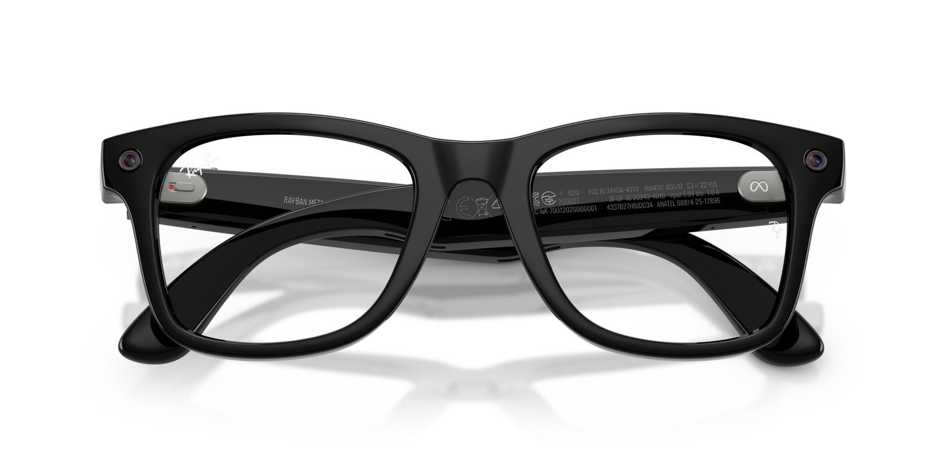 Ray-Ban Meta Wayfarer (Gen 3) Shiny Black / Transitions Grey