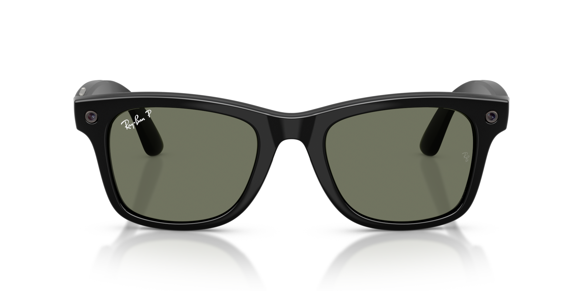 Ray-Ban Meta Wayfarer (Gen 3) Shiny Black / Polarised Green