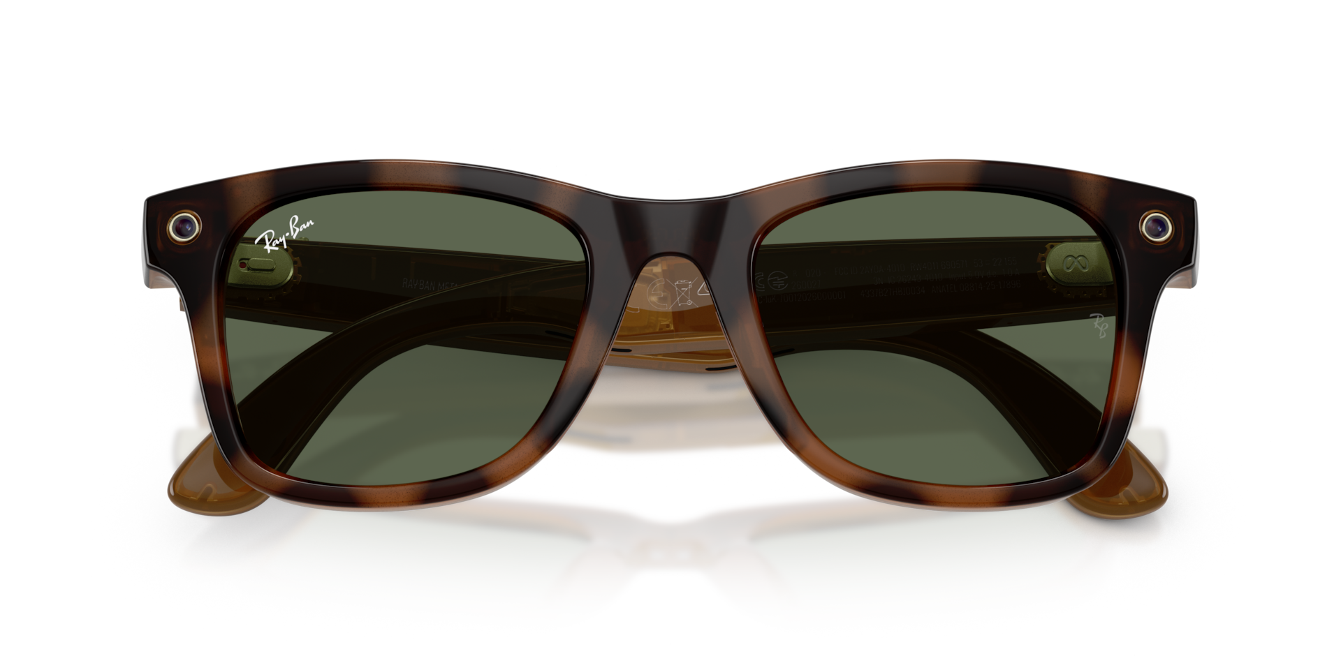Ray-Ban Meta Wayfarer (Gen 3) Havana / G15 Green