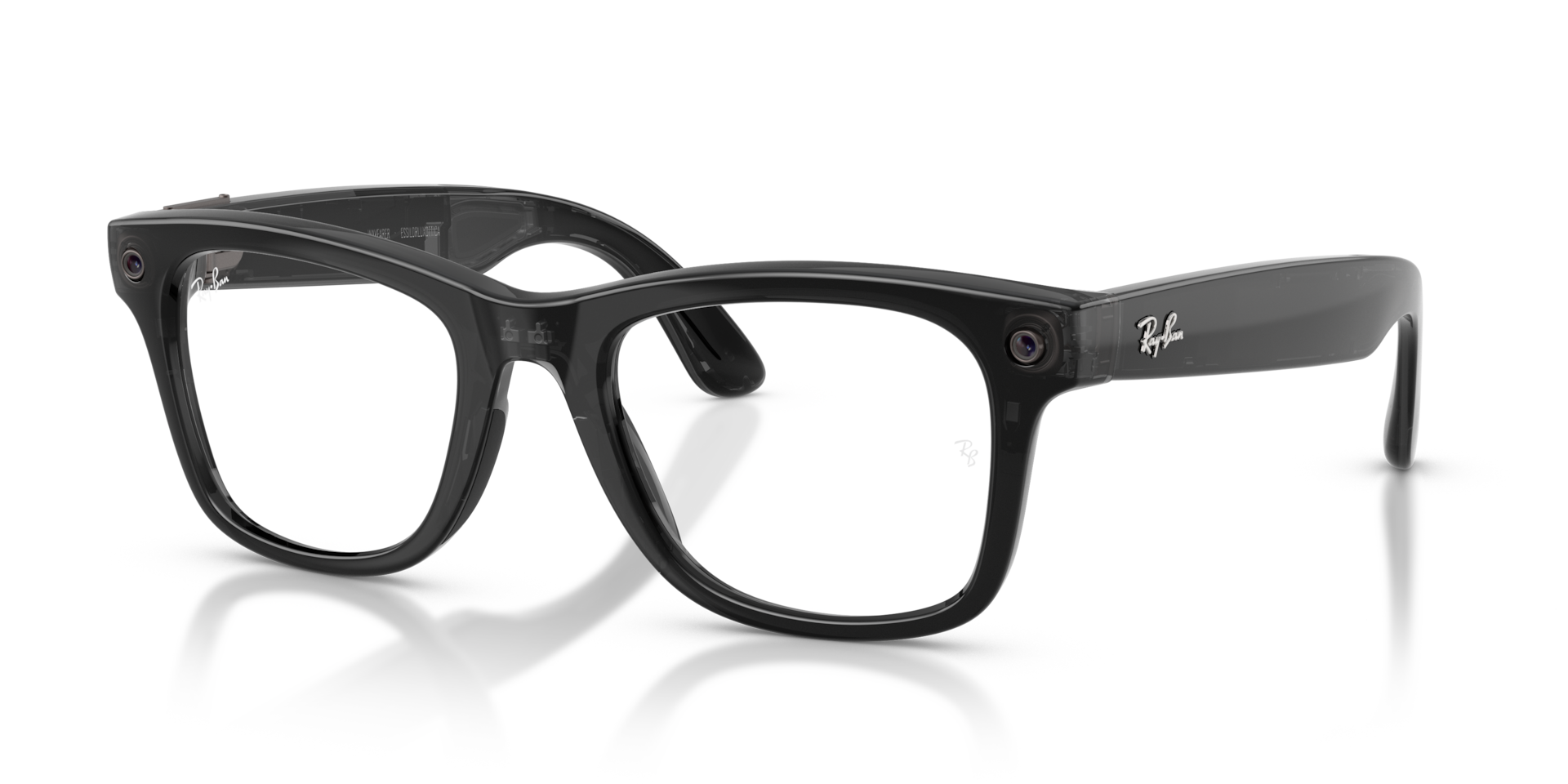 Ray-Ban Meta Wayfarer (Gen 3) Transparent Black / Transitions Aquamarine
