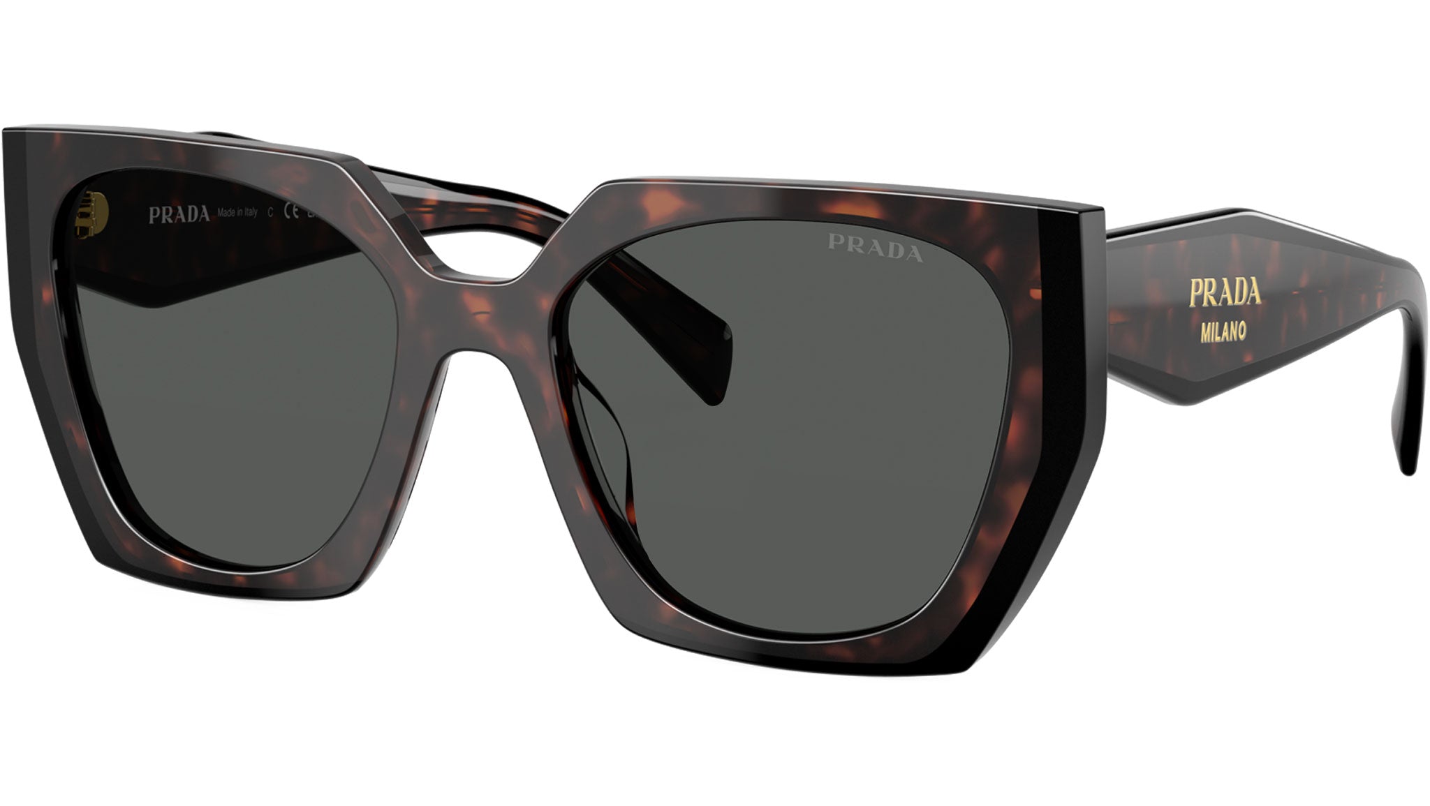 Prada PR 15WS 24B40L Root Black Sunglasses - Side
