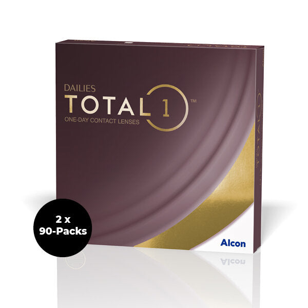 2 x Dailies Total1 90-Pack (3-month supply)