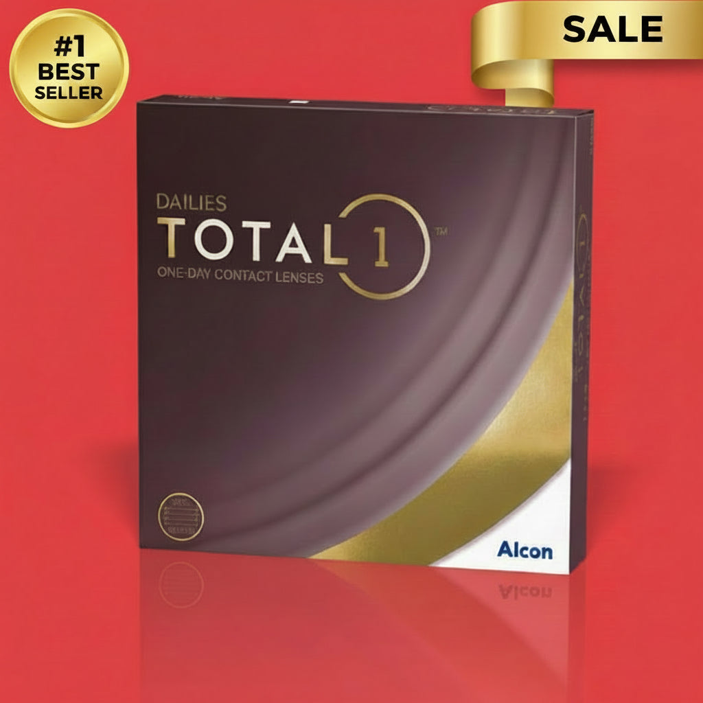Dailies Total1 90 Pack box — genuine Alcon packaging