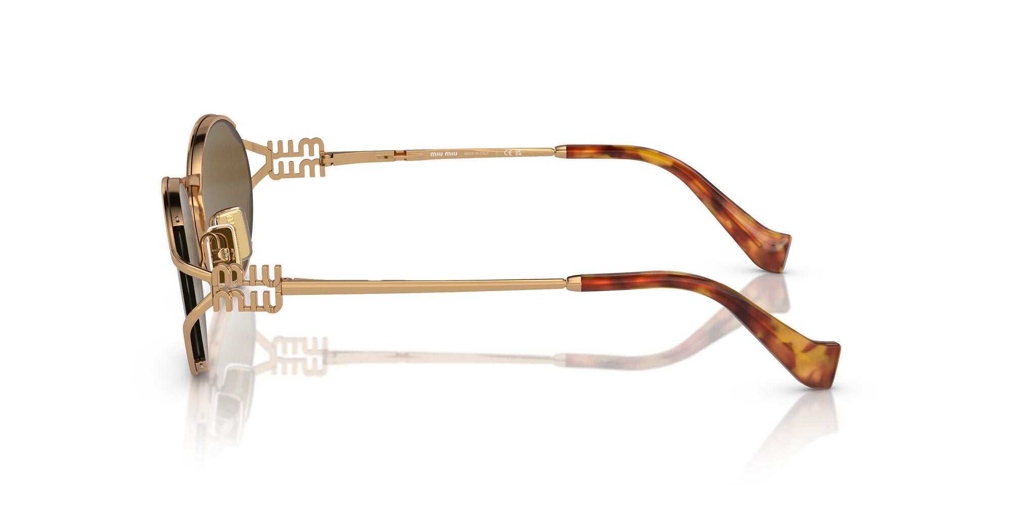 MIU MIU, 0MU 52YS, 7OE01T Brass Gold, 54