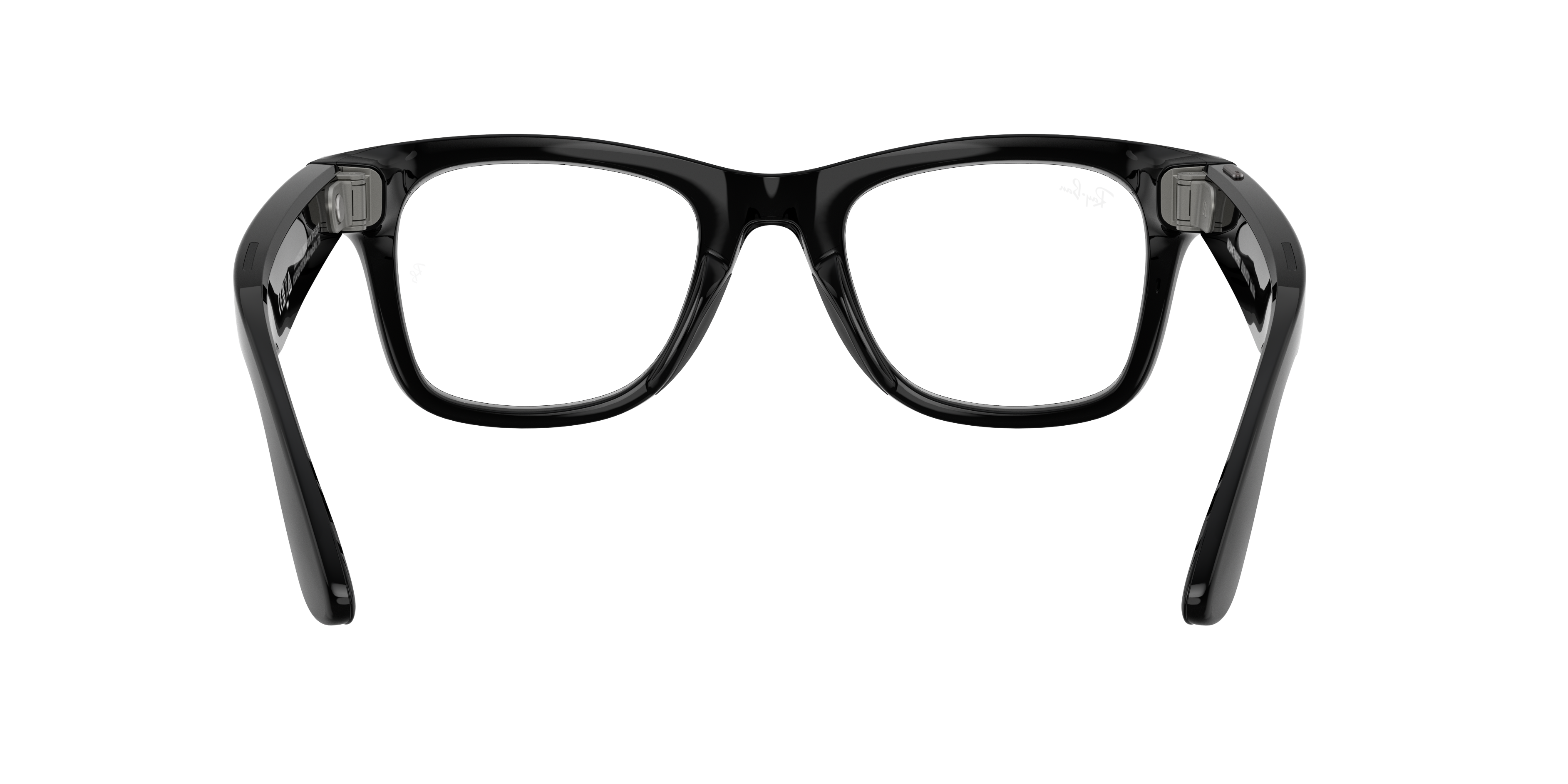 RAY-BAN, 0RW4012 Meta Wayfarer (Gen 2) 601/1M, TRANSITIONS® GRAPHITE GREEN SHINY BLACK, 53