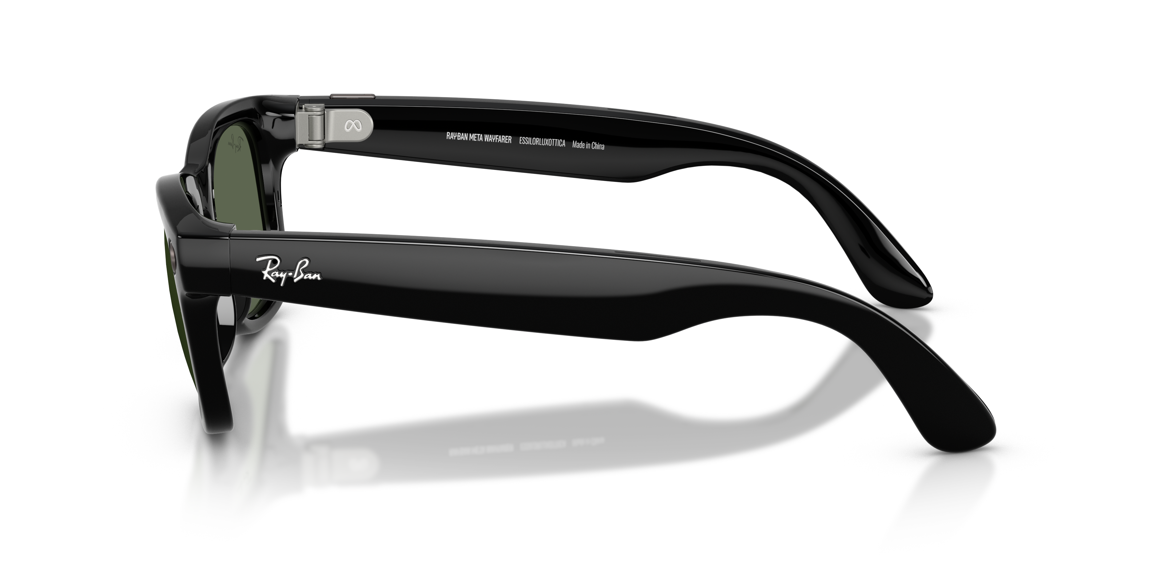 RAY-BAN, 0RW4006 Meta Wayfarer (Gen 1), G-15 Green Black, 50
