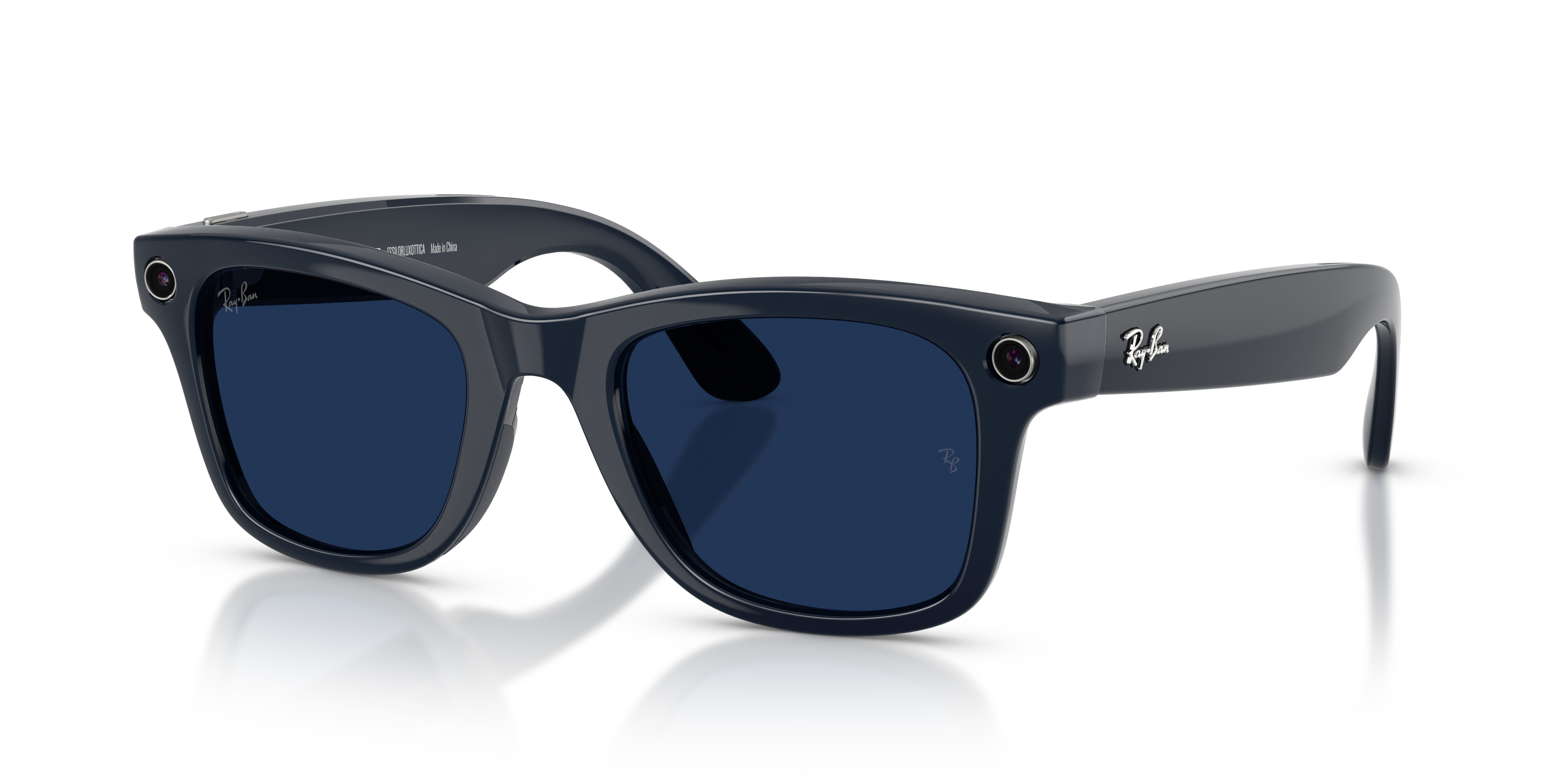 RAY-BAN, 0RW4012 Meta Wayfarer (Gen 2) 6628MF, TRANSITIONS® SAPPHIRE SHINY COSMIC BLUE, 50