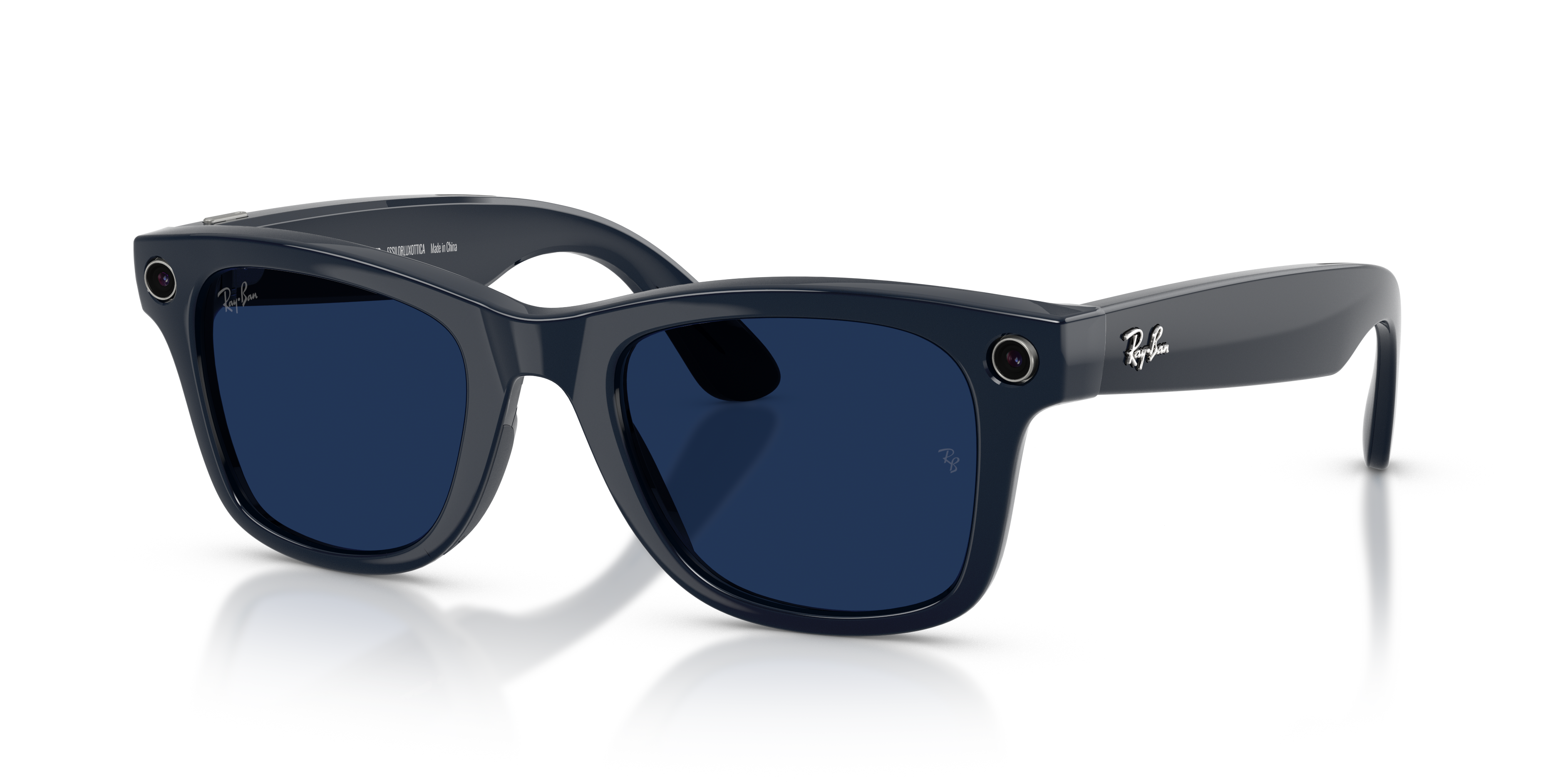 RAY-BAN, 0RW4012 Meta Wayfarer (Gen 2) 6628MF, TRANSITIONS® SAPPHIRE SHINY COSMIC BLUE, 50