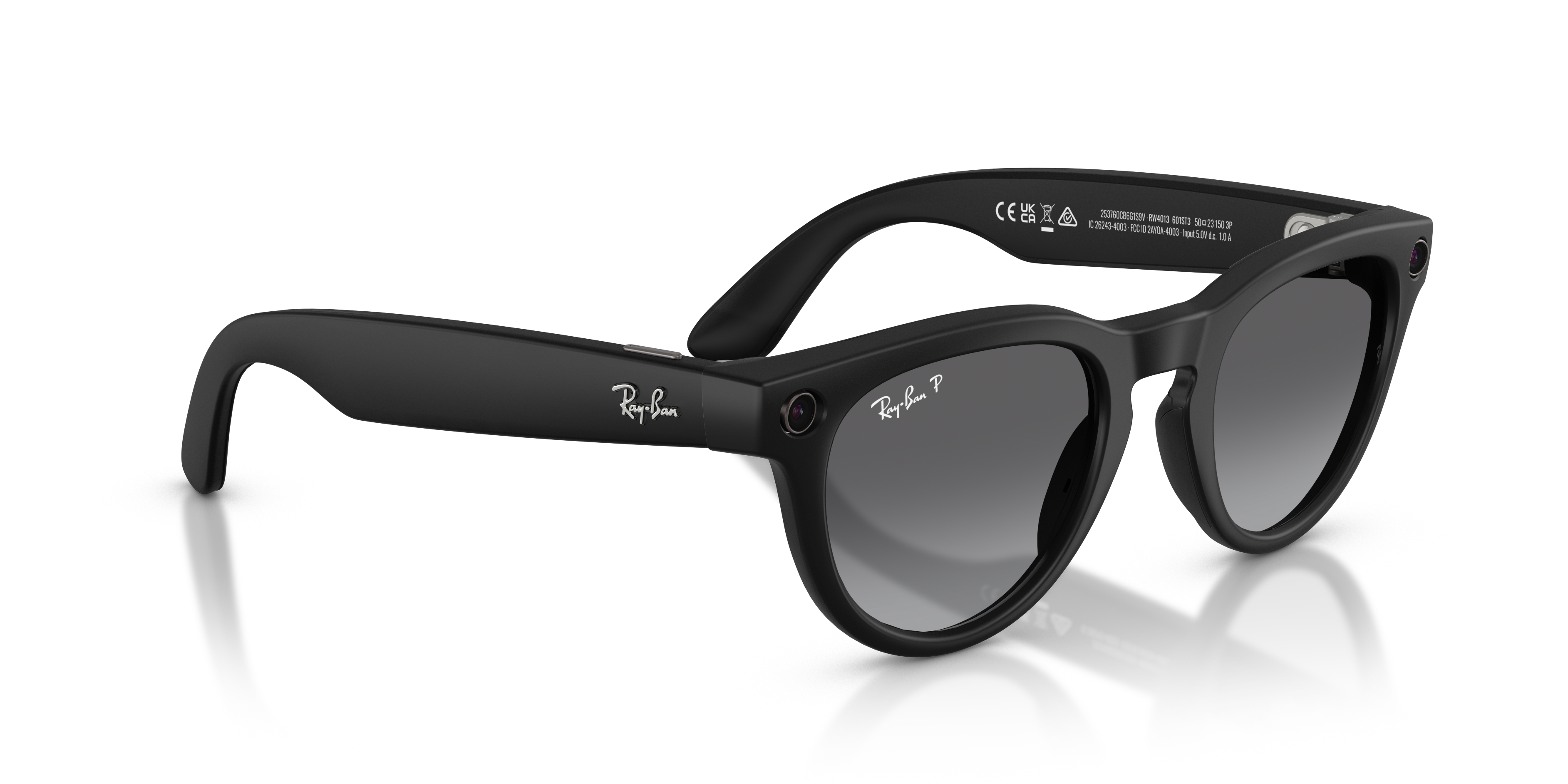 RAY-BAN, 0RW4013 Meta Headliner (Gen 2) 601ST3, POLAR GRADIENT GRAPHITE MATTE BLACK, 50