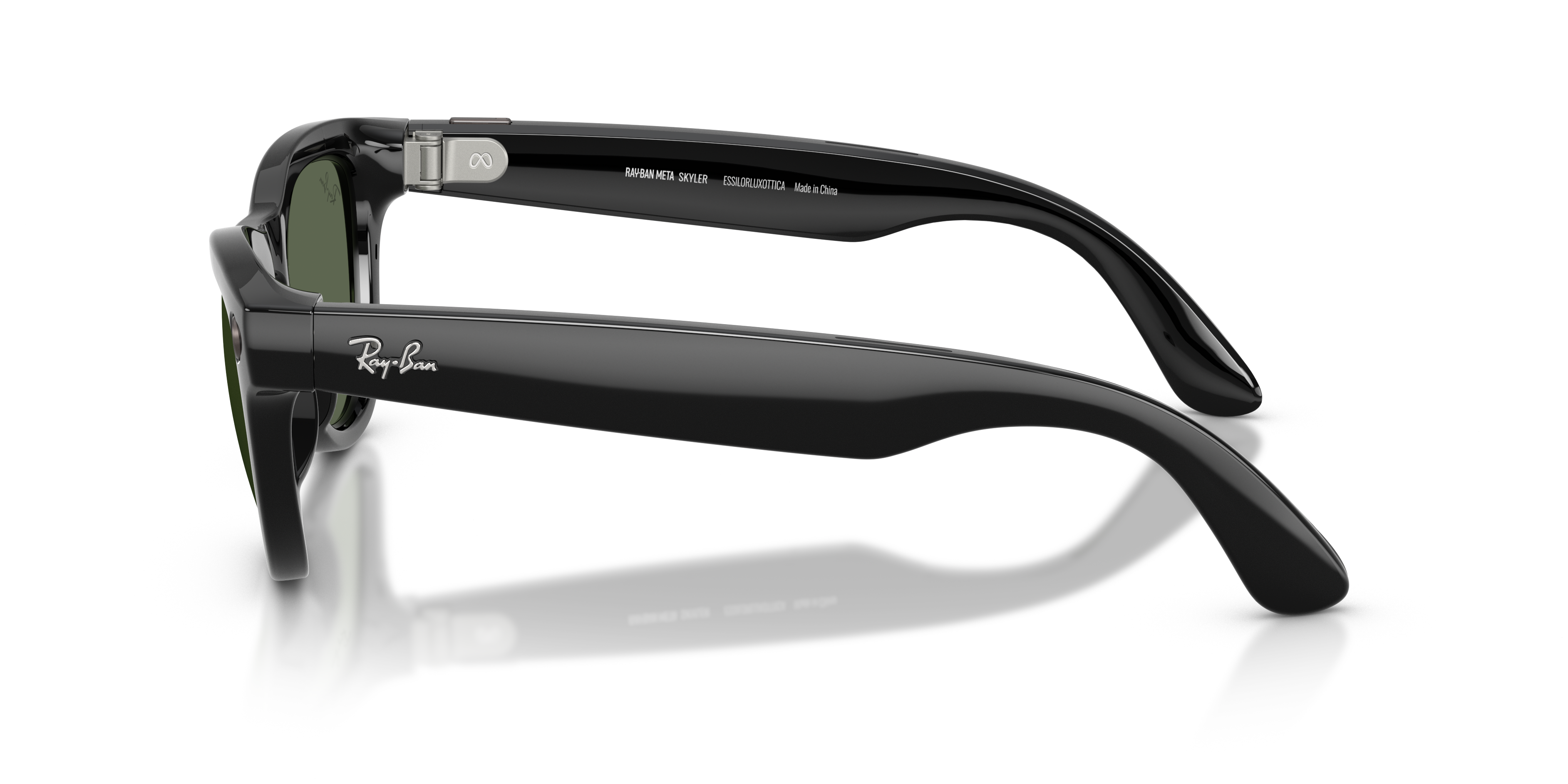 RAY-BAN, 0RW4014 Meta Skyler (Gen 2) 601/71, G15 GREEN SHINY BLACK, 52