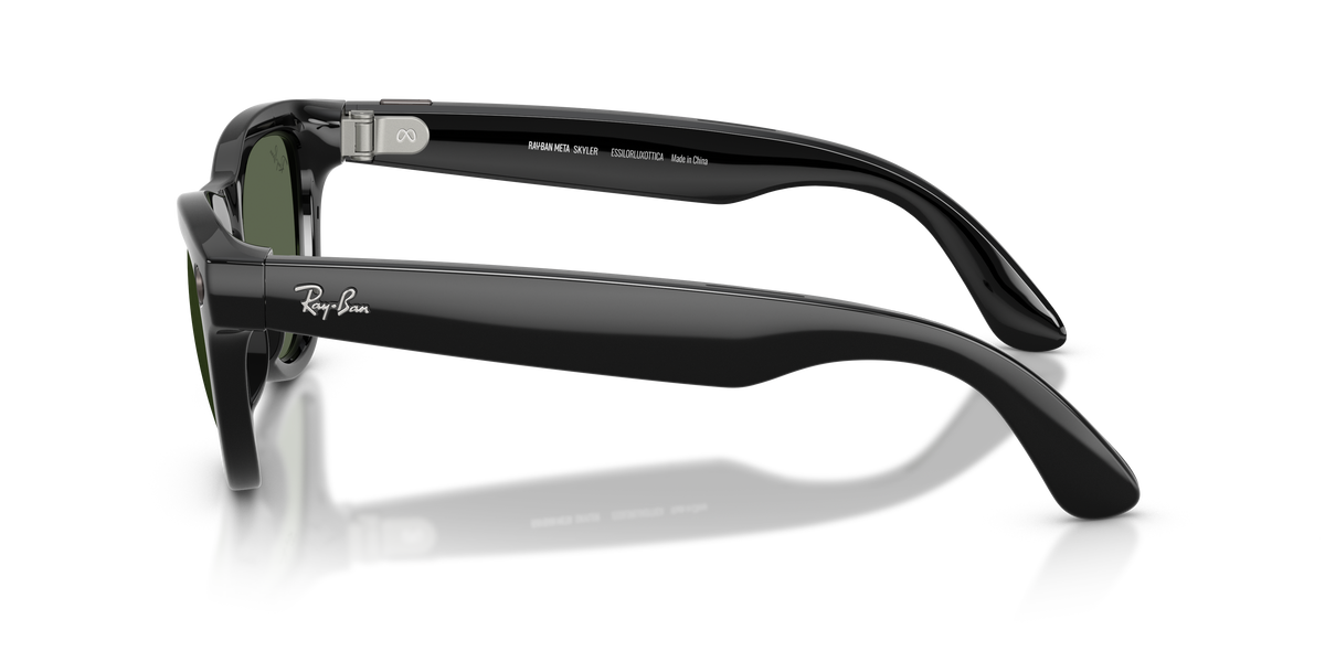 RAY-BAN, 0RW4014 Meta Skyler (Gen 2) 601/71, G15 GREEN SHINY BLACK, 52