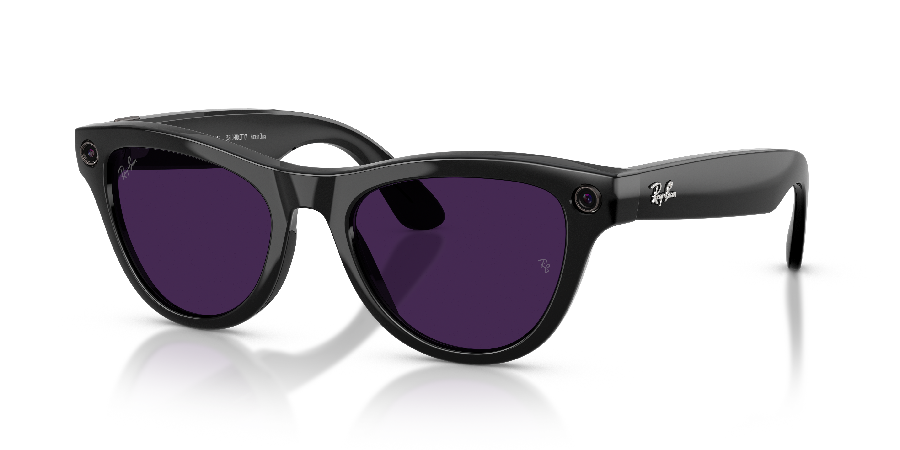 RAY-BAN, 0RW4014 Meta Skyler (Gen 2) 601/CH, TRANSITIONS® AMETHYST SHINY BLACK, 52