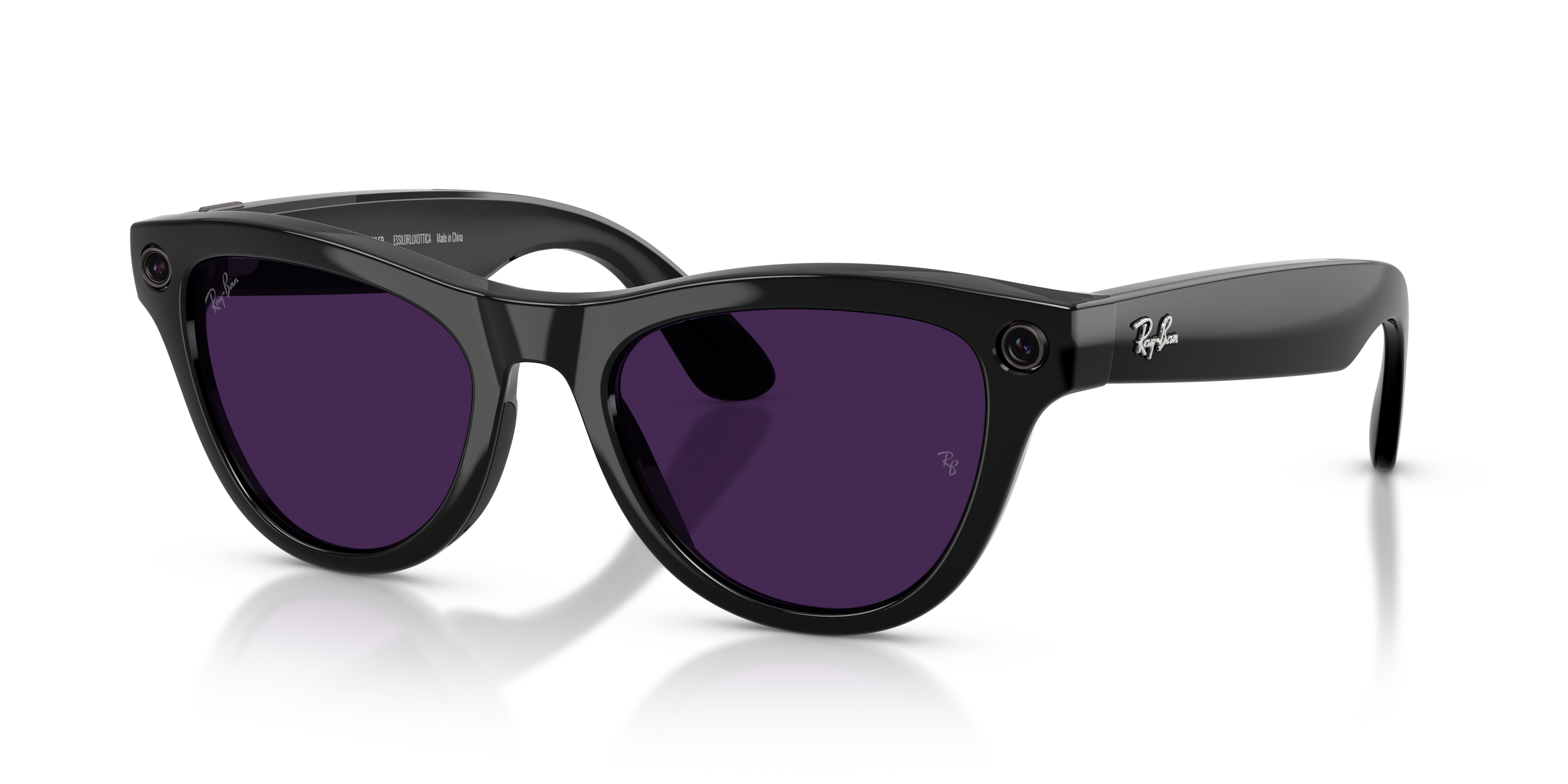 RAY-BAN, 0RW4014 Meta Skyler (Gen 2) 601/CH, TRANSITIONS® AMETHYST SHINY BLACK, 52