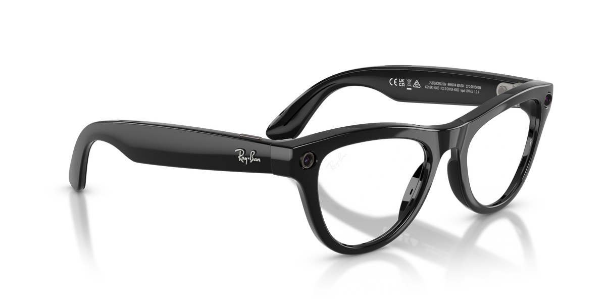 Ray-Ban Wearable, 0RW4010, 601/SB Black, 52