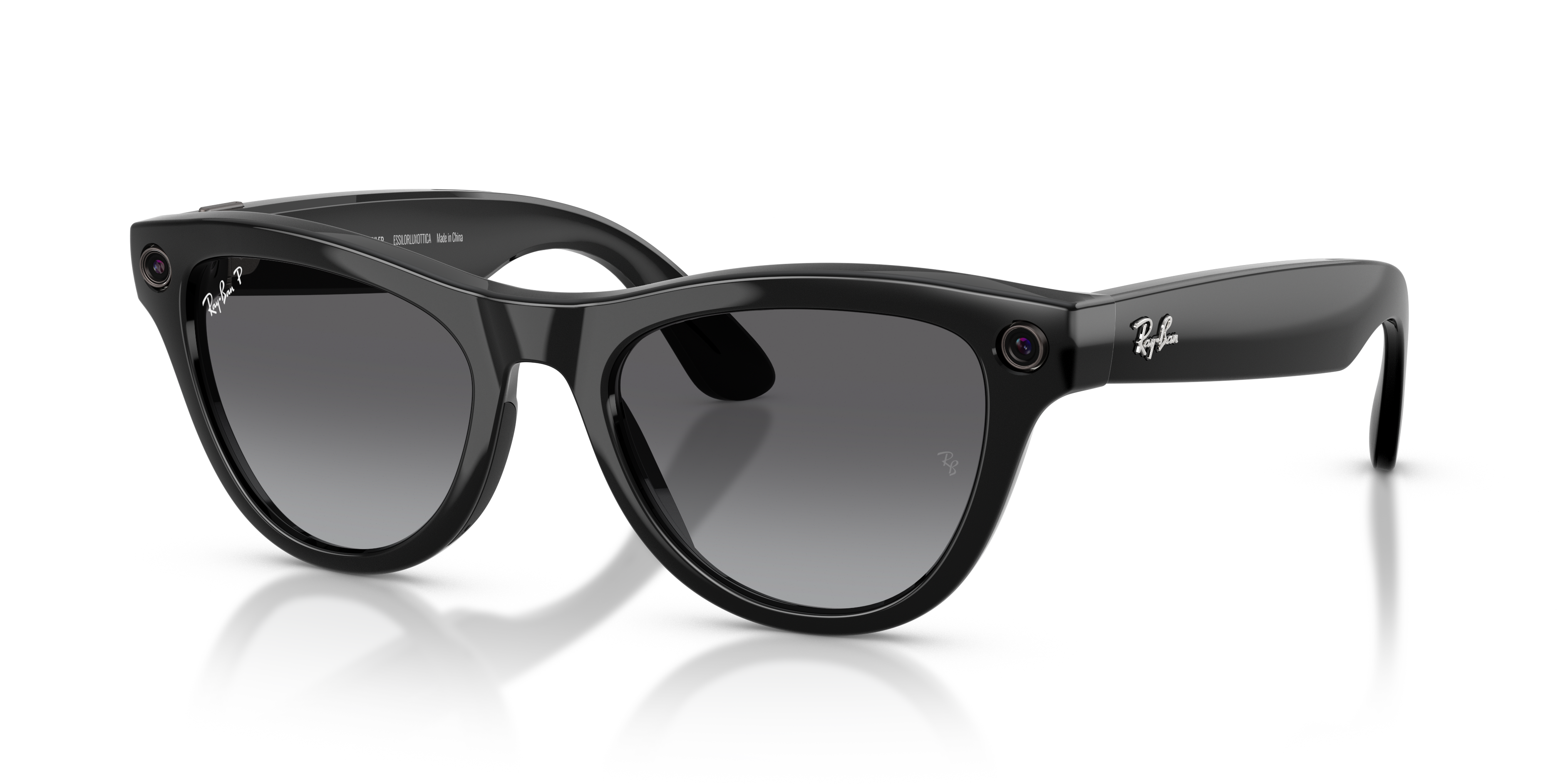 RAY-BAN, 0RW4014 Meta Skyler (Gen 2) 601/T3, POLAR GRADIENT GRAPHITE SHINY BLACK, 52