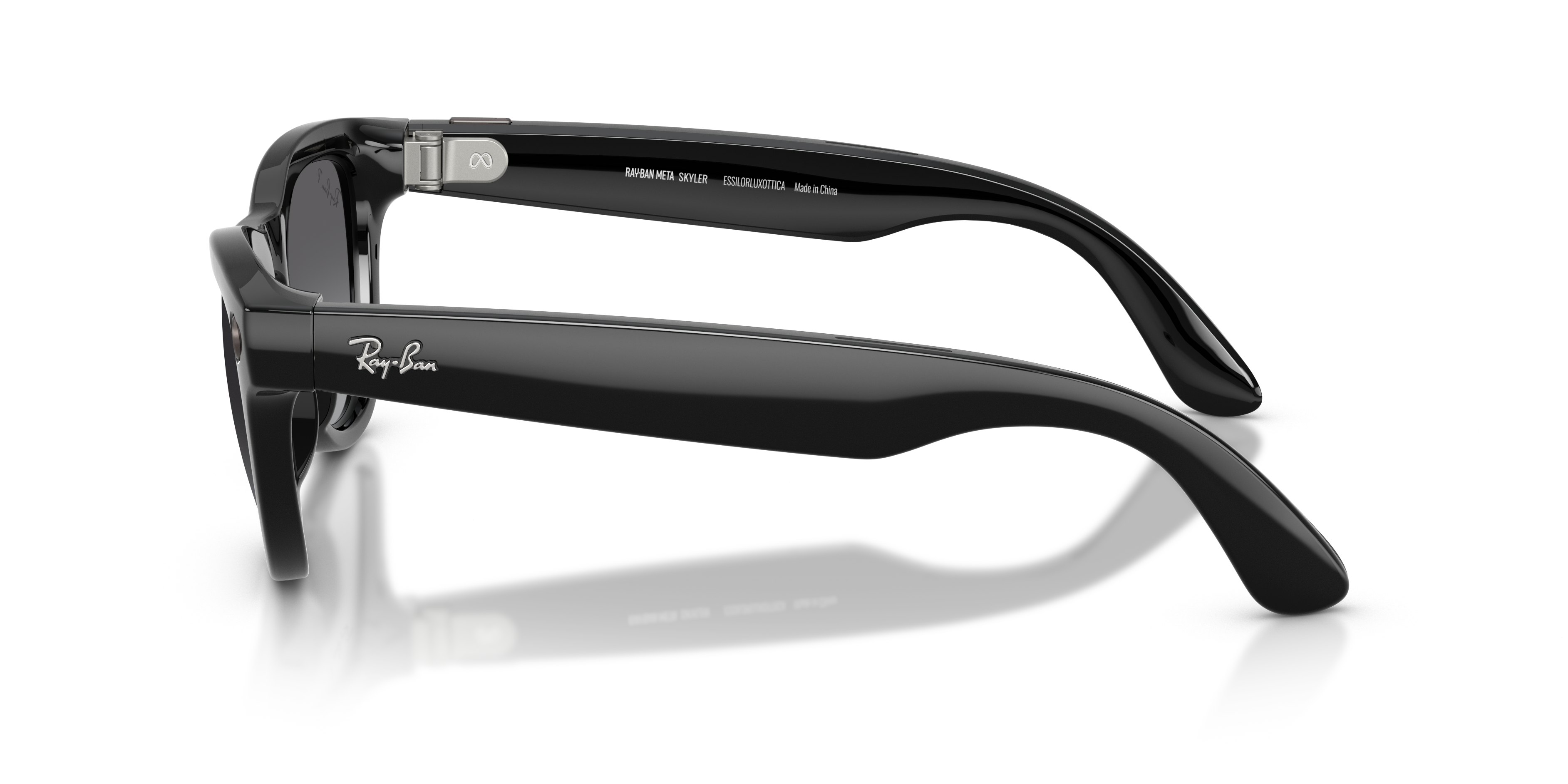 RAY-BAN, 0RW4014 Meta Skyler (Gen 2) 601/T3, POLAR GRADIENT GRAPHITE SHINY BLACK, 52