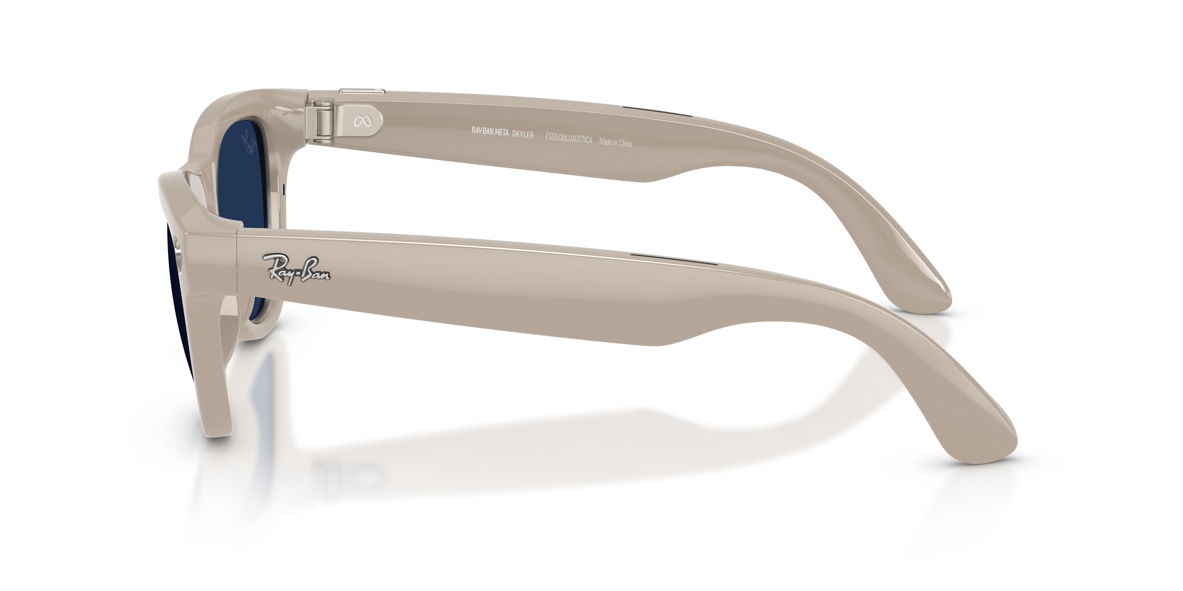 RAY-BAN, 0RW4014 Meta Skyler (Gen 2) 6700MF, TRANSITIONS® SAPPHIRE SHINY CHALKY GRAY, 52