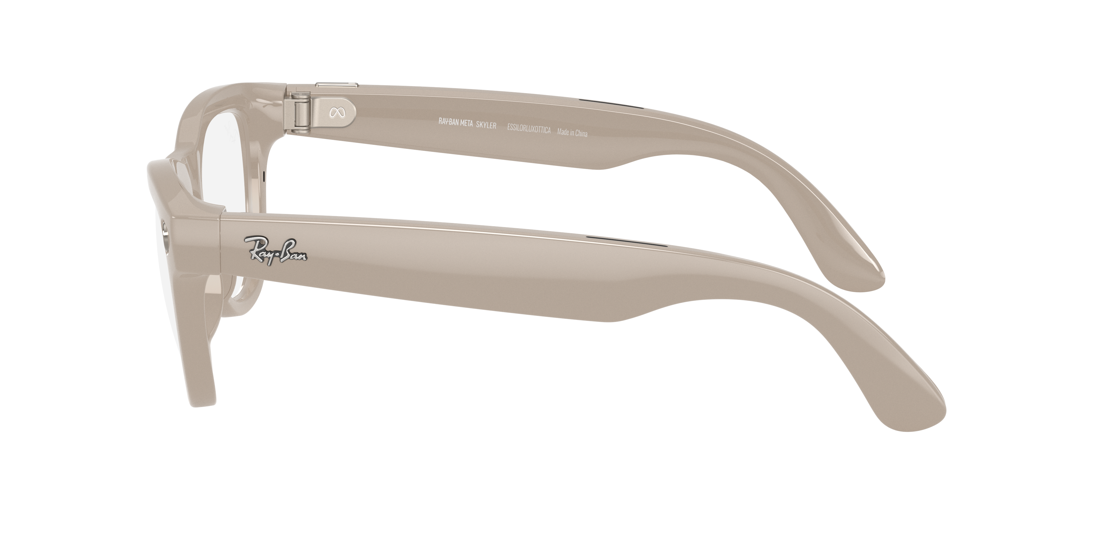 RAY-BAN, 0RW4014 Meta Skyler (Gen 2) 6700MF, TRANSITIONS® SAPPHIRE SHINY CHALKY GRAY, 52