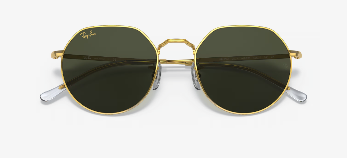 RAY-BAN JACK, 0RB3565, 919631 Gold, 51