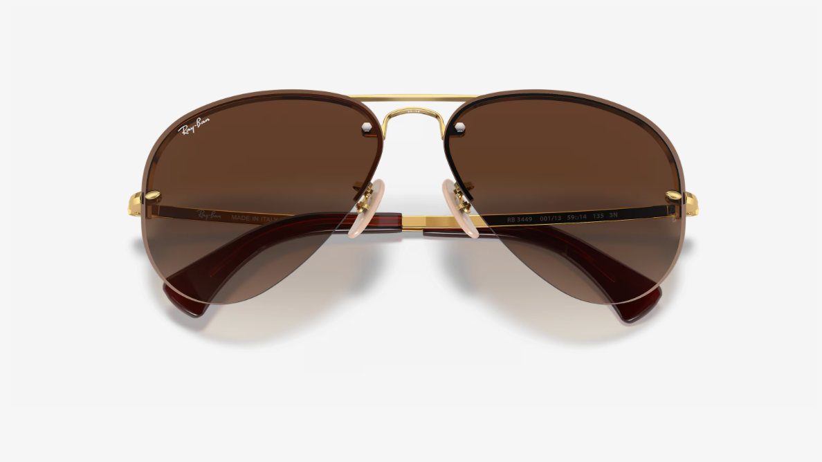 RAY-BAN RB3449, 0RB3449, 001/13 Gold, 59