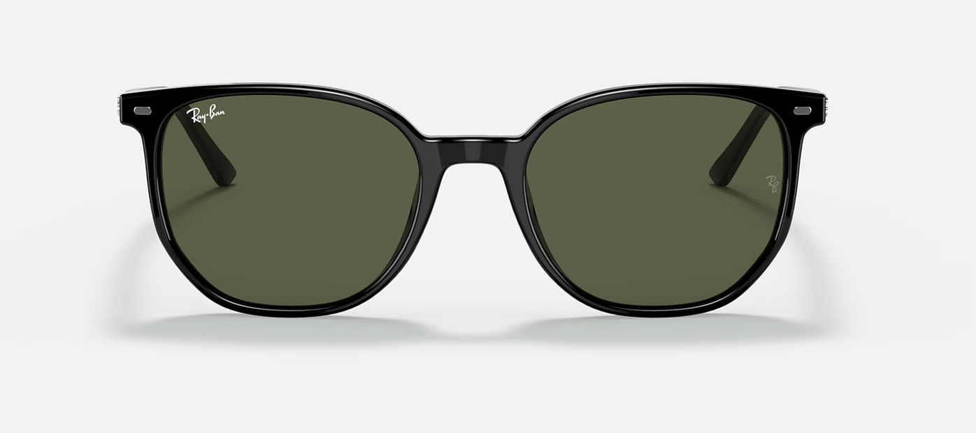 RAY-BAN ELLIOT, 0RB2197, 901/31 Polished Black, 52