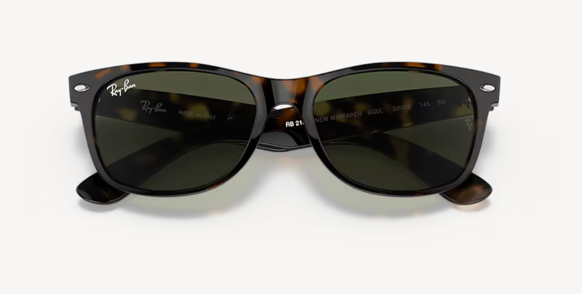 RAY-BAN NEW WAYFARER, 0RB2132, 902 Tortoise, 52