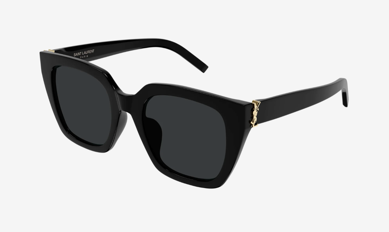 Saint Laurent, SLM143F, 001 BLACK, 52