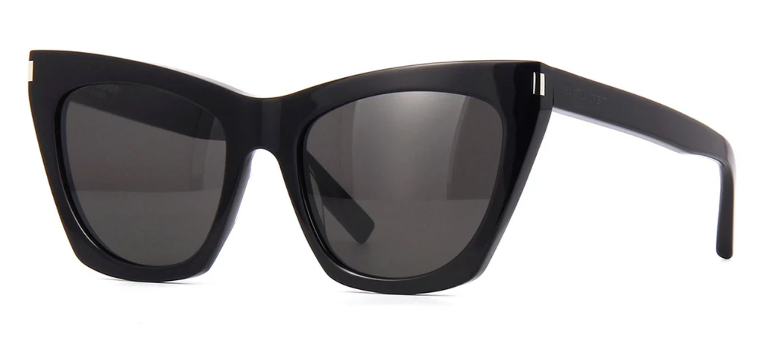 Saint Laurent, SL214 KATE, 001 BLACK, 55