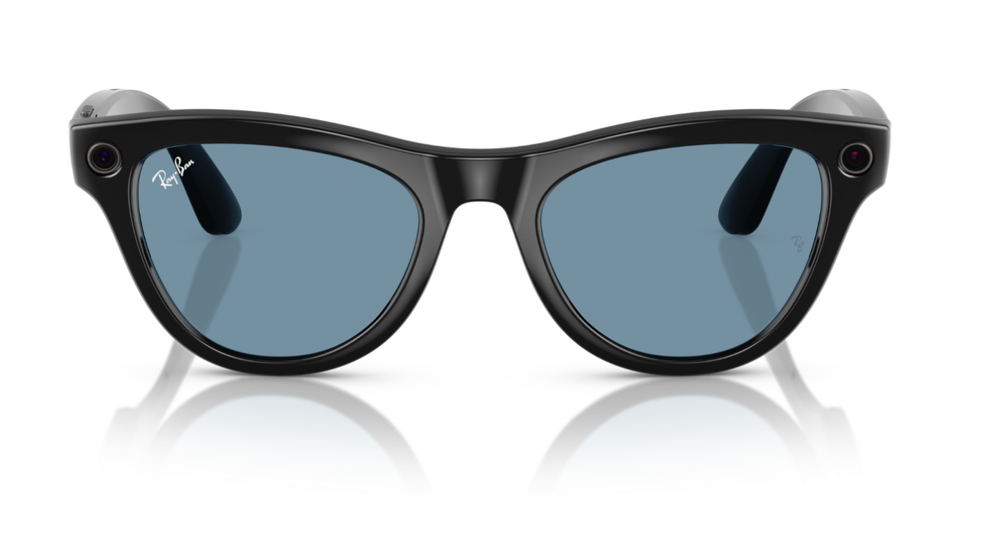 Ray-Ban Wearable SKYLER, 0RW4010, 601/MF Black, 52