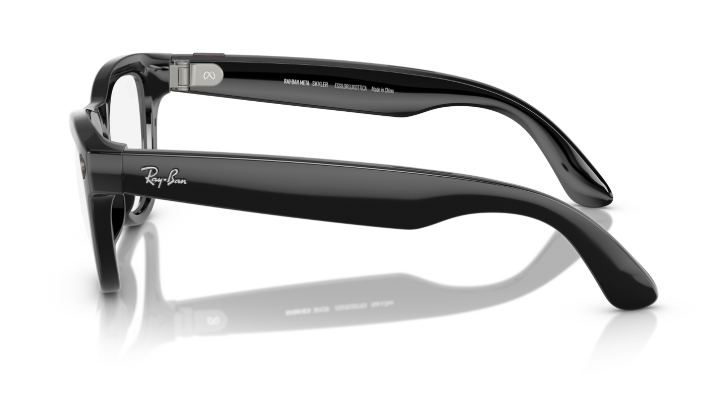 Ray-Ban Wearable SKYLER, 0RW4010, 601/MF Black, 52