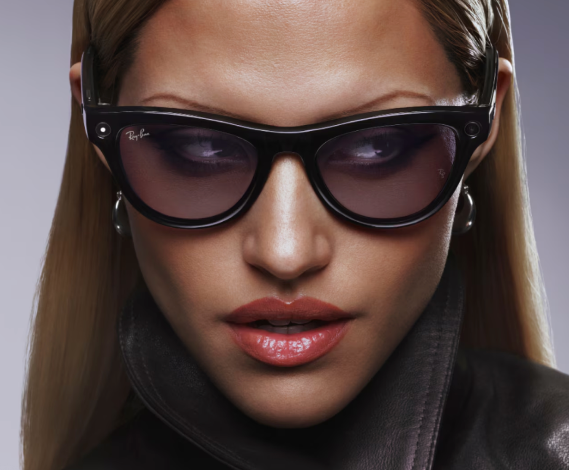 Ray-Ban Wearable SKYLER, 0RW4010, 601/MF Black, 52