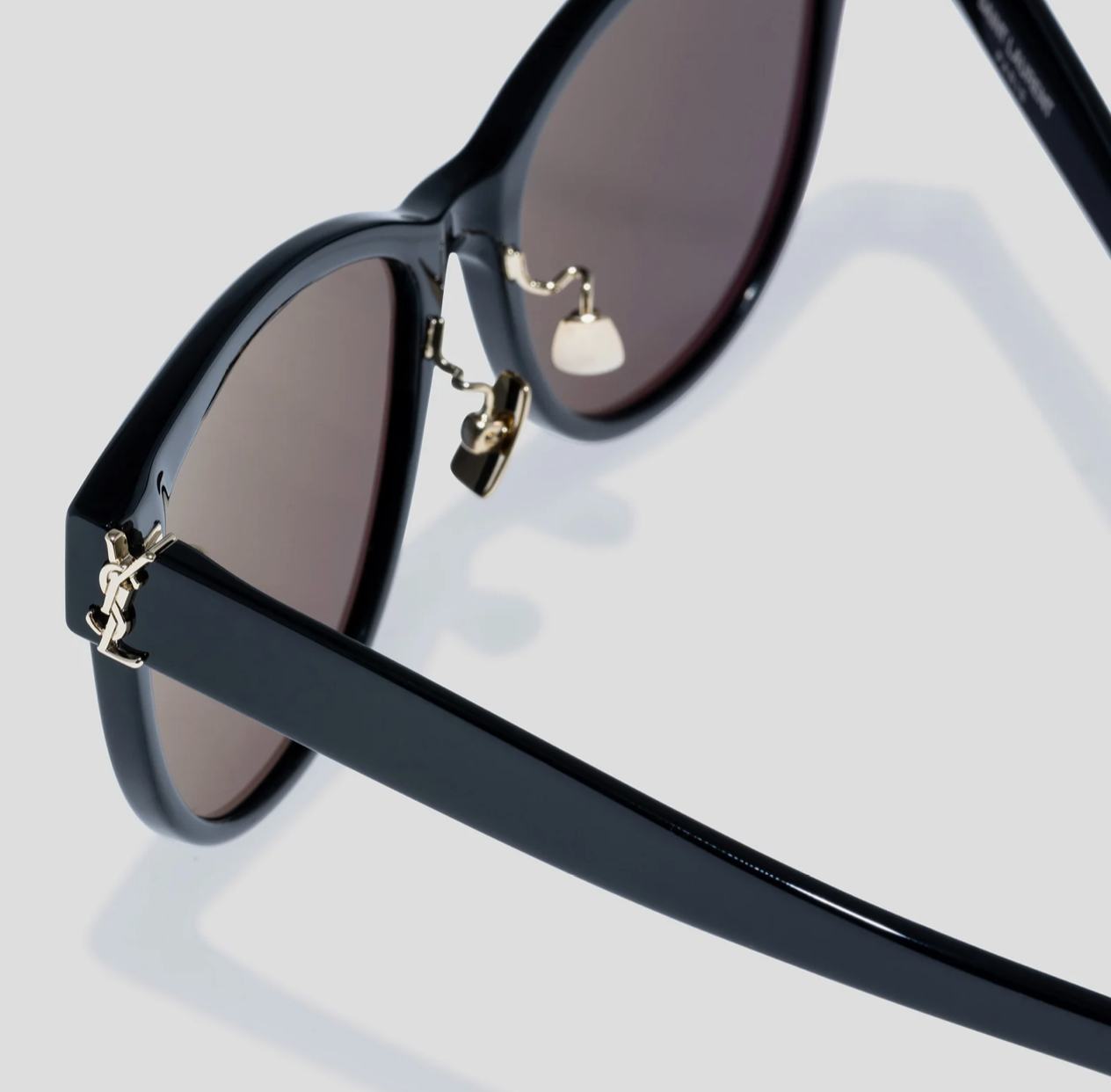 Saint Laurent, SLM107K, 004 BLACK BLACK, 56