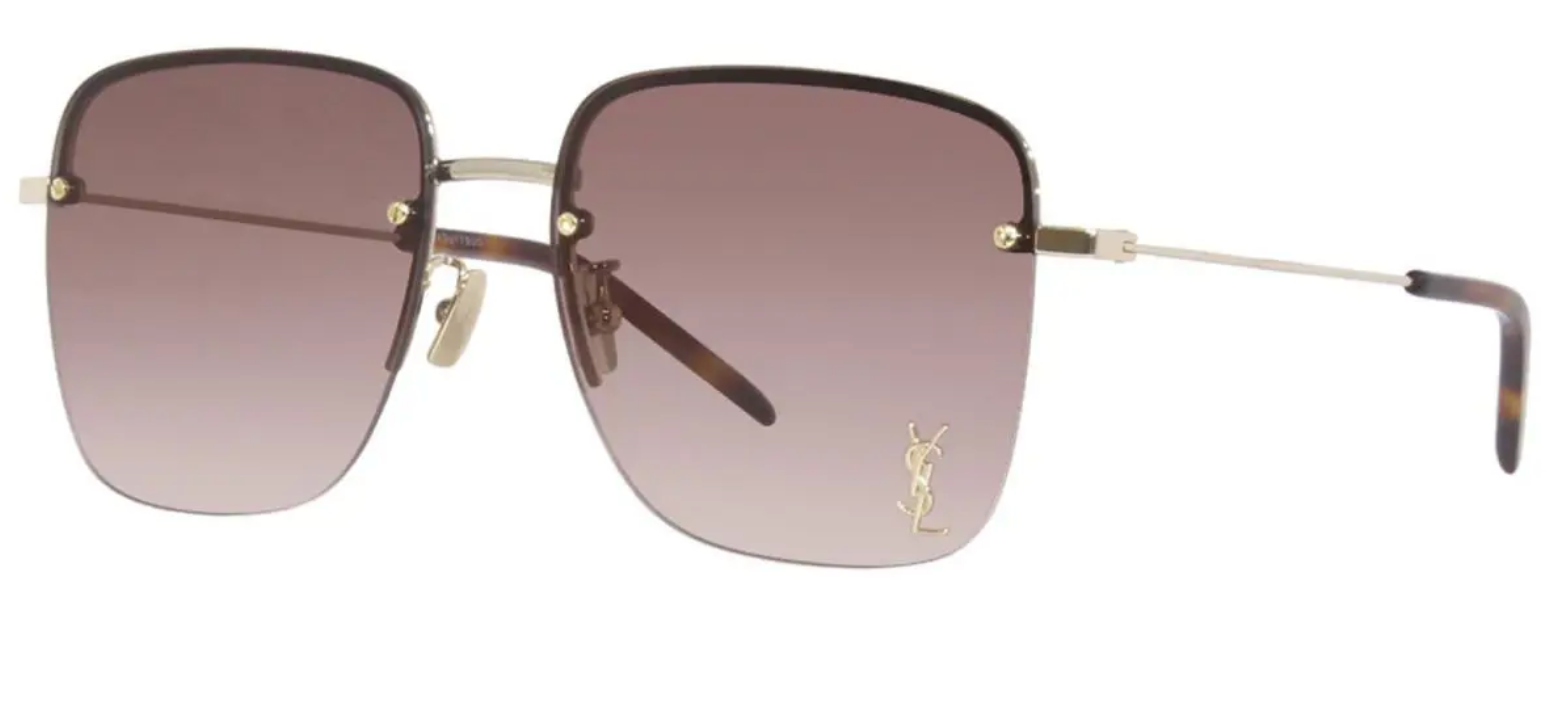 Saint Laurent, SL312M, 008 GOLD, 58