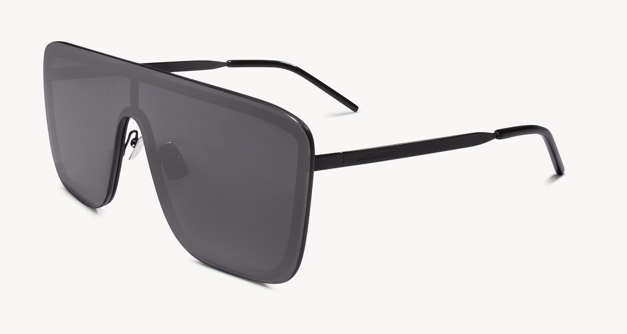 Saint Laurent, SL364 MASK, 002 BLACK, 99