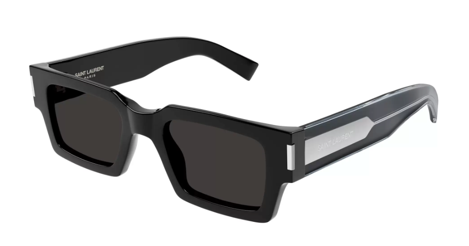 Saint Laurent, SL572, 001 BLACK BLACK, 50