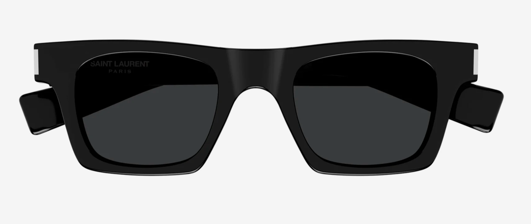 Saint Laurent, SL617, 001 BLACK, 53