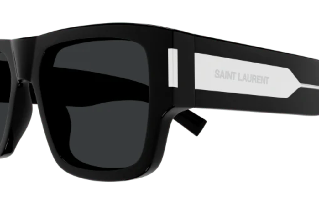 Saint Laurent, SL659, 001 BLACK, 55