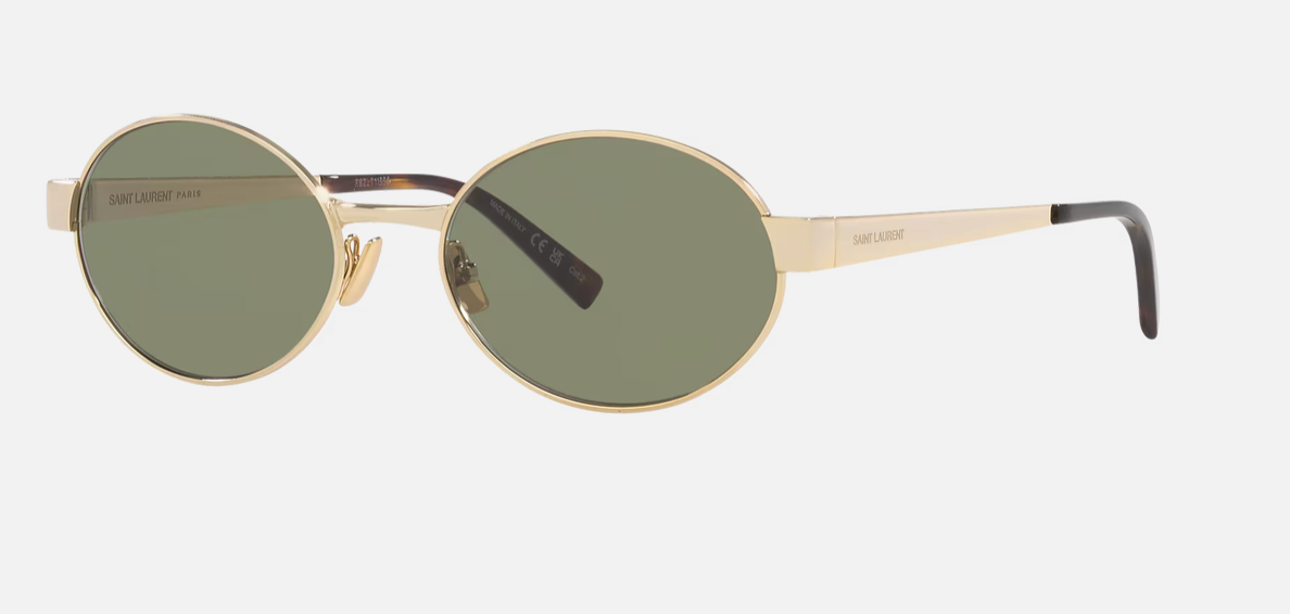 Saint Laurent, SL692, 003 GOLD GREEN, 55
