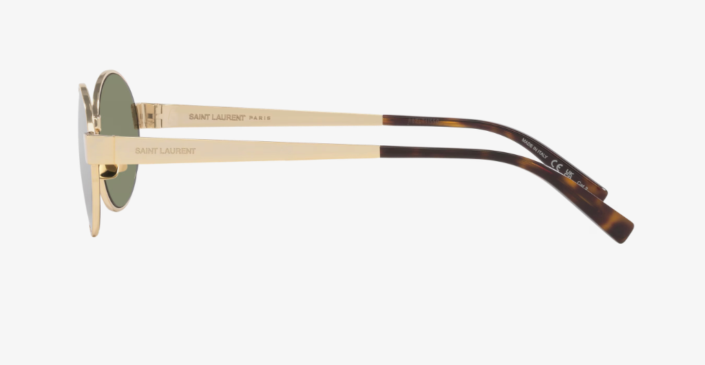 Saint Laurent, SL692, 003 GOLD GREEN, 55