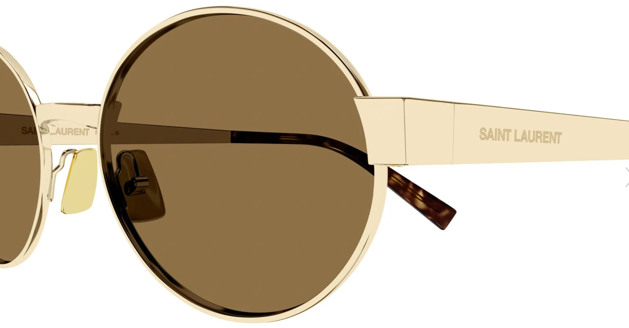 Saint Laurent, SL692, 004 GOLD BROWN, 55