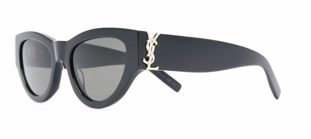 Saint Laurent, SLM94, 001 BLACK, 53