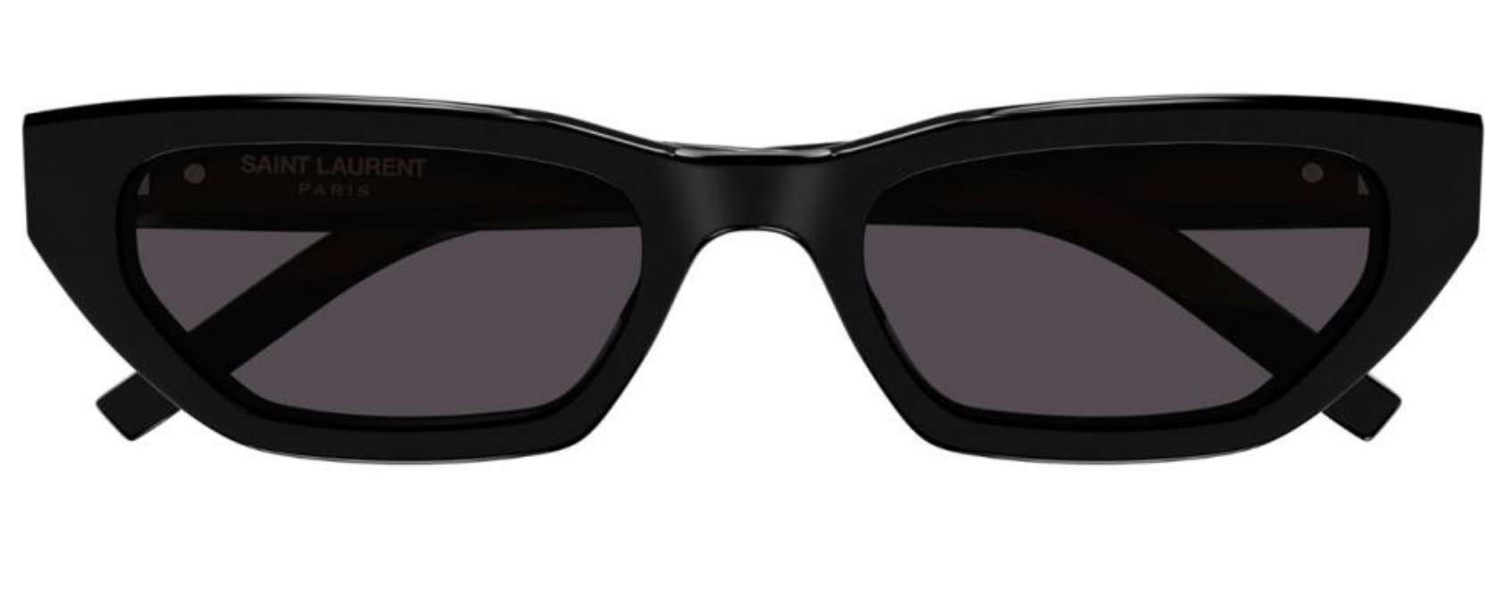 Saint Laurent, SLM126, 001 BLACK BLACK, 54