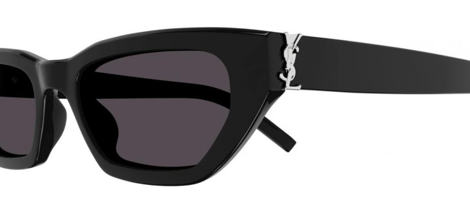 Saint Laurent, SLM126, 001 BLACK BLACK, 54